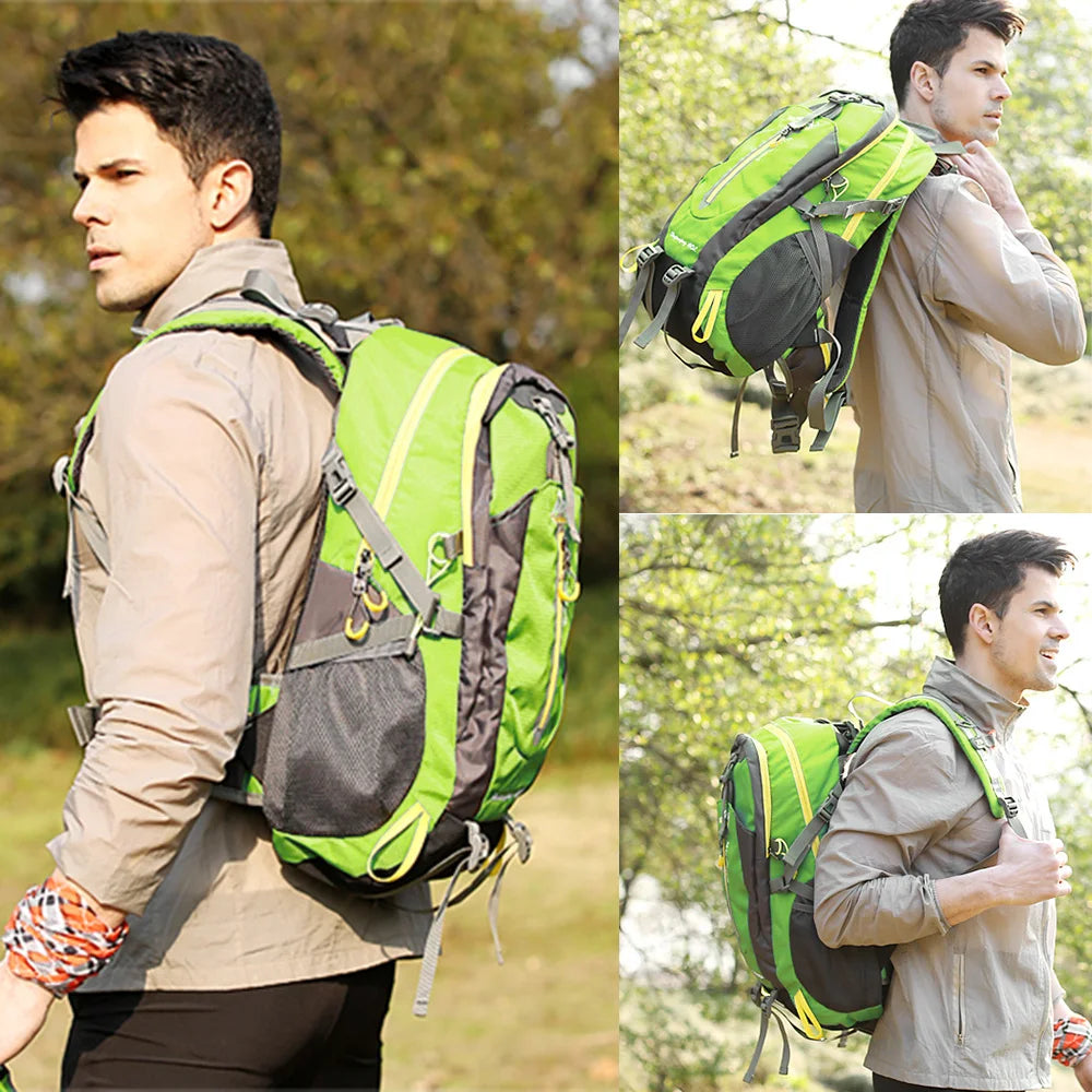 40L Water-Resistant Travel Backpack